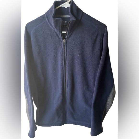 Eddie Bauer Blue and Gray Zip-Up Jacket Small - Picture 1 of 5